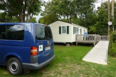 Mobilhome mit Rampe