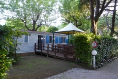 Rampe zum Mobilhome