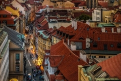View of the Celetná Street and the Old Town