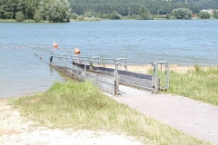 Rollstuhl - Baderampe am kleinen Brombachsee