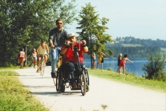 Handbike am Brombachsee